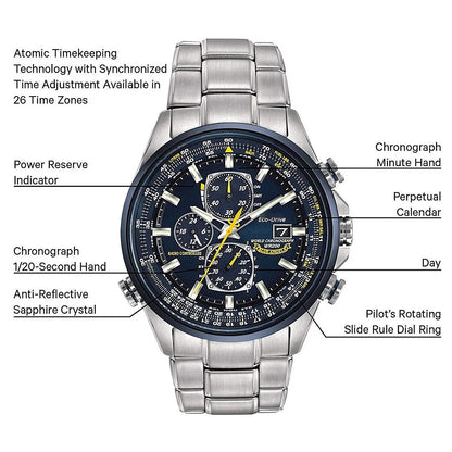 Last Day Promotion- SAVE 70%Blue Angel series flying watch